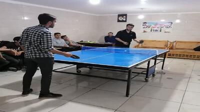 برگزاری مسابقات تنیس روی میز بین بسیجیان خوی در عید قربان + تصاویر