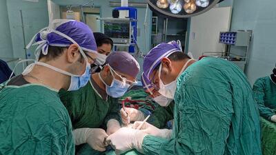 جراحی موفقیت آمیز  بر روی ضایعه تومور صورت کودک چهار ساله در زاهدان