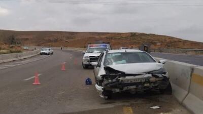 تصادف خودروی سواری با ایسوزو در جاده بجنورد - اسفراین یک کشته برجای گذاشت