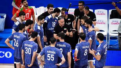 والیبال ایران آمریکا را مغلوب کرد و به رده پانزدهم صعود کرد