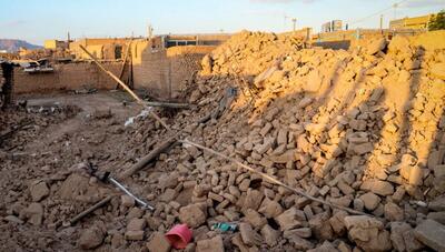 خسارات زلزله پنج ریشتری در کاشمر (عکس)