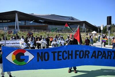 دانشجویان در حمایت از فلسطین گوگل و آمازون را تحریم کردند