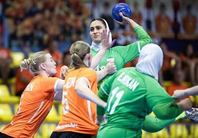 شکست هندبال جوانان دختر ایران مقابل هلند