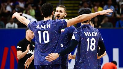 والیبال ایران آمریکا را زمینگیر کرد