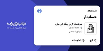 استخدام حسابدار در هوشمند گران جرگه ایرانیان