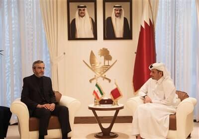 دیدار باقری با وزیر خارجه قطر