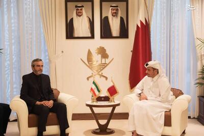 عکس/ دیدار علی باقری با وزیر خارجه قطر
