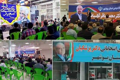 ستادهای تبلیغاتی نامزدهای ریاست‌جمهوری در استان بوشهر فعال شدند