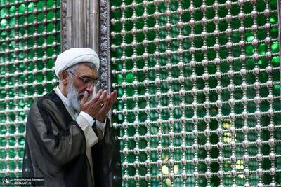 تصاویر تجدید میثاق پورمحمدی با آرمان‌های امام خمینی ره