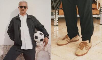 ژوزه مورینیو از نسخه جدید کفش ‌های آدیداس سامبا رونمایی کرد - روزیاتو