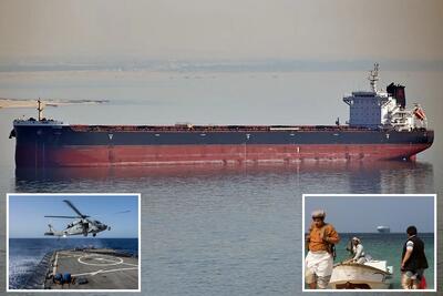 کشتی «تیوتر» (TUTOR) بر اثر حمله حوثی‌های یمن غرق شد/ عکس