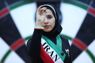 رکورد شکنى جهانى دختر ایرانى دارت در انگلستان