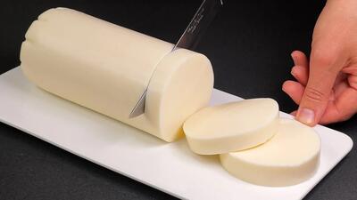 طرز تهیه پنیر با ۸۰۰ میلی لیتر شیر در بطری پلاستیکی (فیلم)