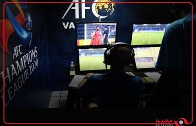 آماده سازی کمک داور ویدئویی قبل از شروع فینال جام‌حذفی بین تیم های سپاهان-مس رفسنجان
