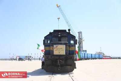 افتتاح راه‌آهن رشت _ کاسپین با حضور سرپرست ریاست‌ جمهوری