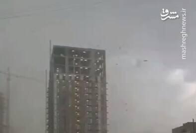 فیلم/ طوفان و رعد و برق بی‌سابقه در مسکو