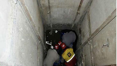 سقوط مرگبار مرد جوان به چاهک آسانسور در خرم آباد
