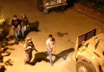 یورش نظامیان صهیونیست به کرانه باختری و بازداشت فلسطینی‌ها - تسنیم