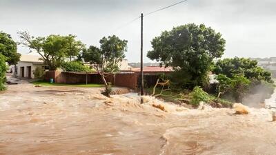 خسارت باران شدید آخرین روز بهار به مراوه‌تپه