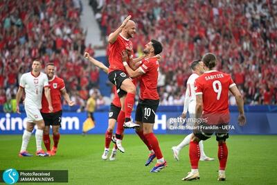 اتریش 3-1 لهستان؛ خداحافظی غیررسمی لوا با جام+ عکس و ویدیوی گل ها