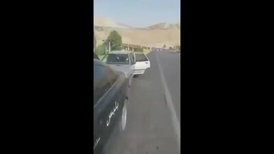پلیس راهور با دست خالی سارق خشن را دستگیر کرد + فیلم