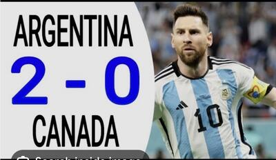آرژانتین بازی افتتاحیه را برد