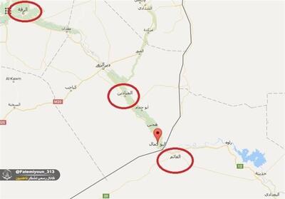 تجاوز هوایی به البوکمال در مرز سوریه و عراق - تسنیم