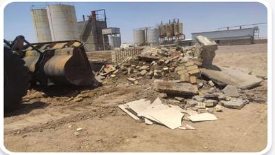 تخریب ۴ بنای غیرمجاز در اراضی بوئین زهرا