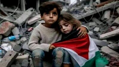 برای چند ثانیه دنیا را از نگاه کودکان غزه ببینید! + فیلم
