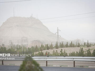 تشدید پدیده گرد و غبار اصفهان