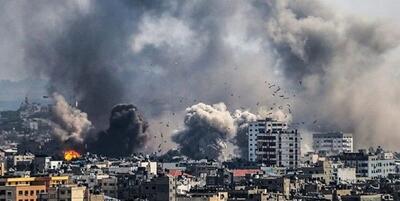 انفجار یک منطقه مسکونی در شهر رفح توسط ارتش اسرائیل (فیلم)