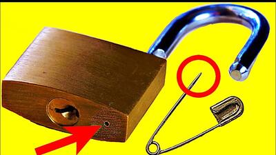 (ویدئو) اگر کلیدتان را گم کردید، با این سه روش قفل را باز کنید!
