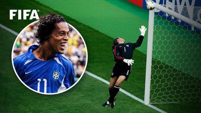 واکنش اسکولاری به گل ماندگار رونالدینیو به انگلیس در جام جهانی 2002
