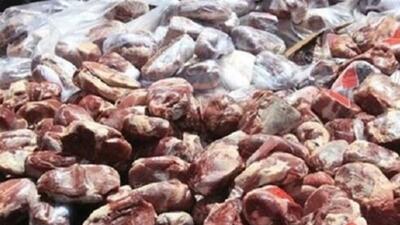 کشف ۲۸ تن گوشت وارداتی فاسد در شهرری