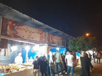 نمایشگاه عید تا عید در بندرانزلی در حال برگزاری است