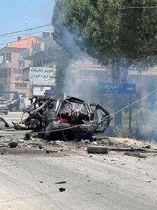 حمله رژیم صهیونیستی به یک خودرو در شرق لبنان