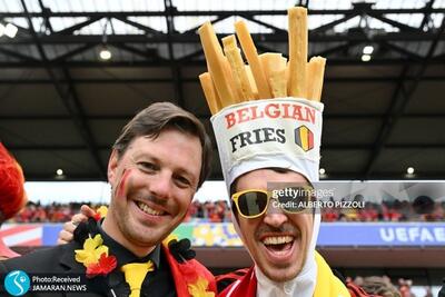 گزارش تصویری بازی بلژیک و رومانی در یورو 2024