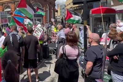 تظاهرات گسترده حمایت از فلسطین در ۴ کشور اروپایی