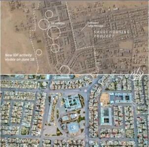 وضعیت شهر رفح  قبل و پس از حمله اسرائیل