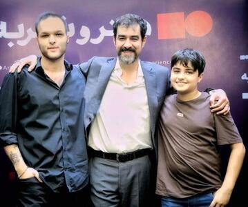 شهاب حسینی و دو پسرش