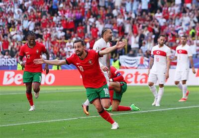 برتری پرتغال مقابل ترکیه در نیمه نخست - تسنیم
