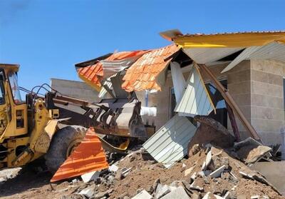 تخریب 11 بنای غیرمجاز در اراضی کشاورزی قزوین - تسنیم