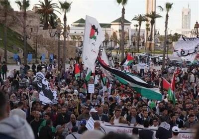 تظاهرات ضد صهیونیستی در 48 شهر مغرب - تسنیم