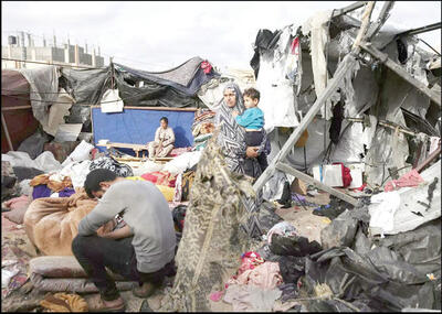 حمله اسرائیل به چادرهای آوارگان فلسطینی با 25 کشته