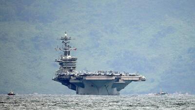ورود کشتی‌های جنگی آمریکا به آب‌های کره جنوبی