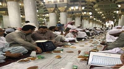 سنت حسنه اطعام و اکرام در مسجدالنبی به گزارش شهروند خبرنگار