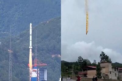 سقوط راکت ماهواره‌بر چینی روی منطقه‌ای مسکونی