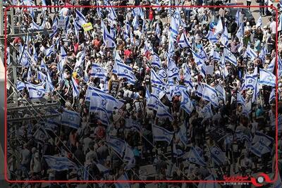بزرگترین تظاهرات ضد نتانیاهو در تل آویو