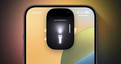 با iOS 18، نور چراغ قوه آیفون را کم و زیاد کنید