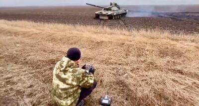 تانک روسیه مثل یک اسباب بازی از راه دور کنترل می‌شود + ویدیو